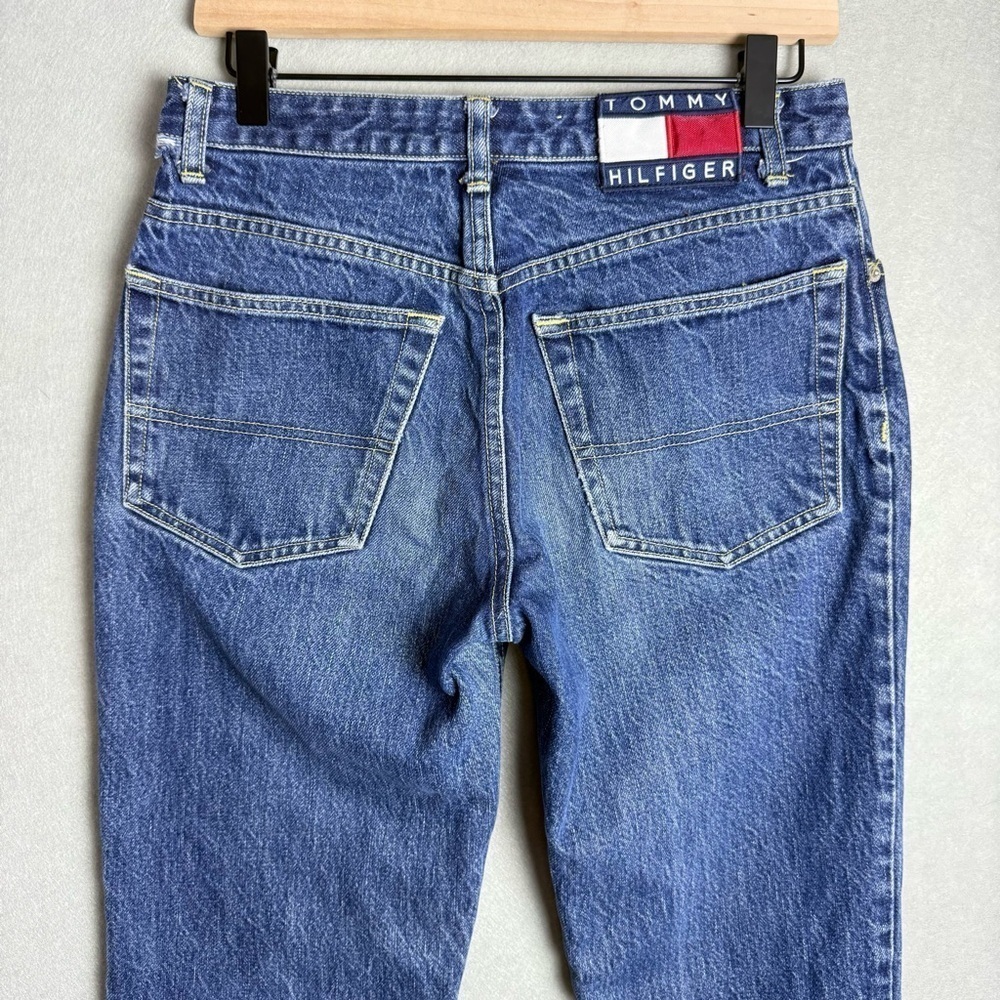 Vintage Tommy Hilfiger Women’s High-Waisted Jeans Made in Macau 1990 Y2K size 7 - Picture 6 of 16
